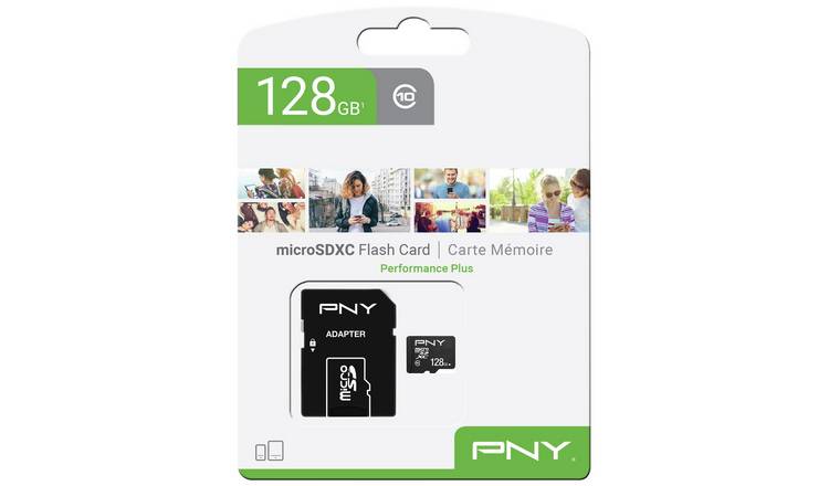 PNY Performance Plus microSD Memory Card - 128GB