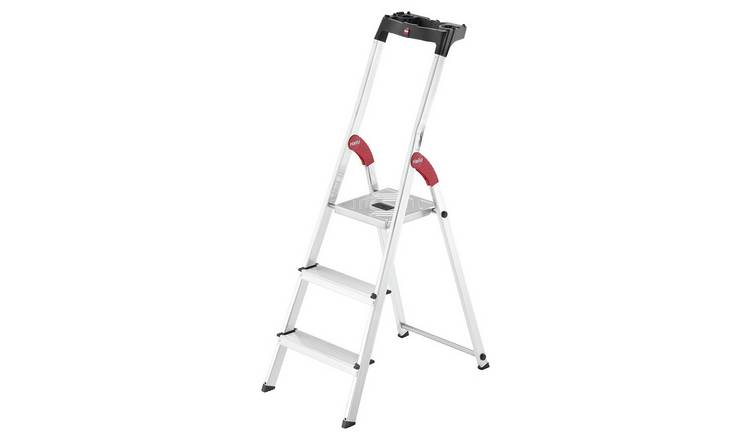 Hailo L60 3 Tread Aluminium Step Ladder