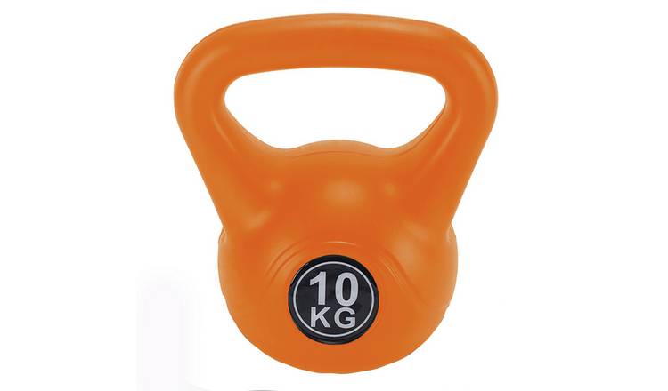 Buy Opti Vinyl Kettlebells Orange 10kg Kettlebells Argos