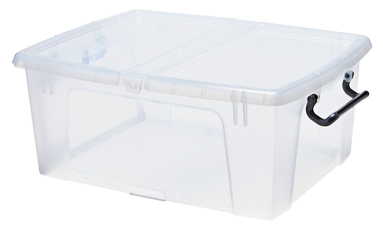 wide plastic storage boxes