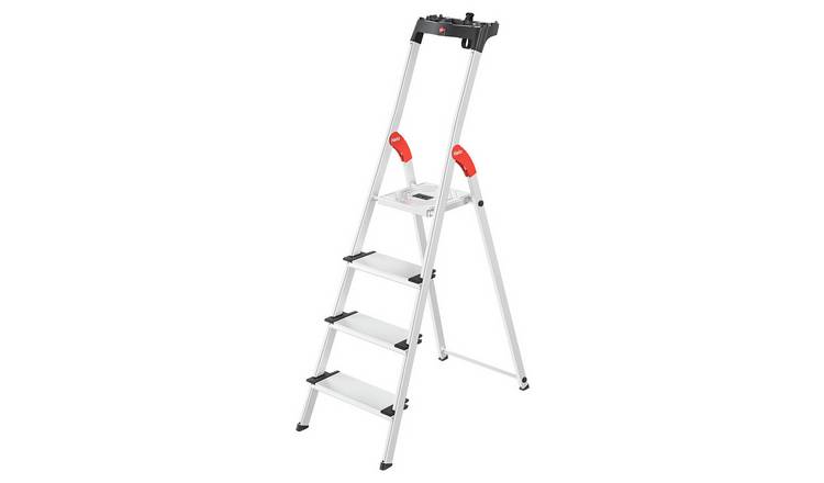 Hailo 4 Tread Aluminium Safety Step Ladder