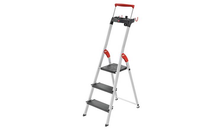 Hailo 3 Tread Aluminium Safety Step Ladder