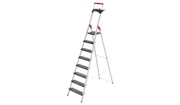 Hailo 8 Tread Aluminium Safety Step Ladder
