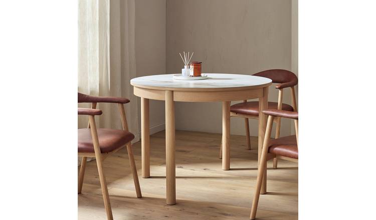 Habitat Lex Wooden 4 Seater Dining Table - Oak