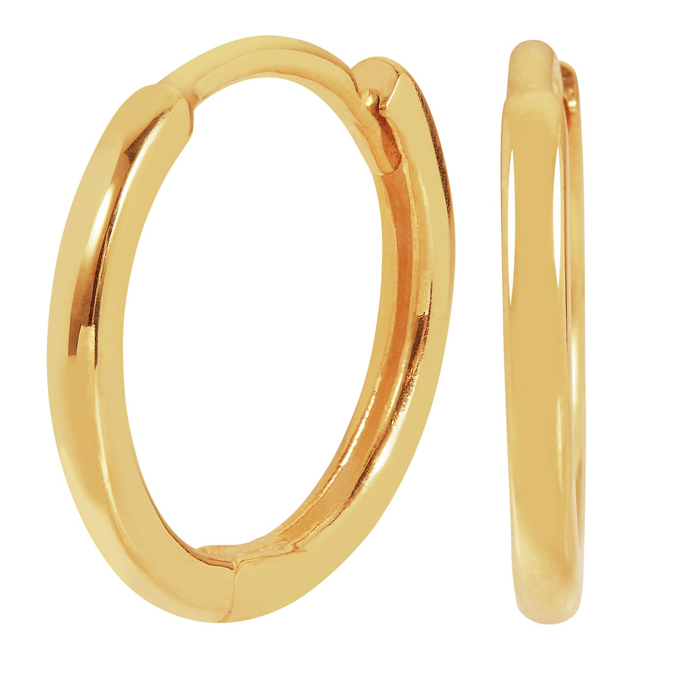 Revere Gold Plated Silver Huggie Hoop Earrings Review