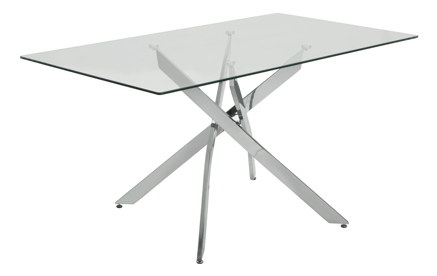 Argos Home Blake Glass 6 Seater Dining Table