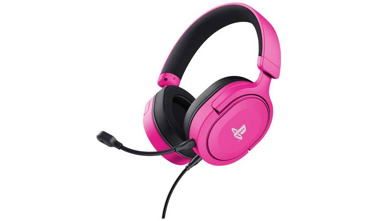 Trust GXT Forta PS5 Wired Gaming Headset - Pink