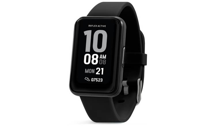 Reflex Active Series 49 Black Strap Calling Smart Watch