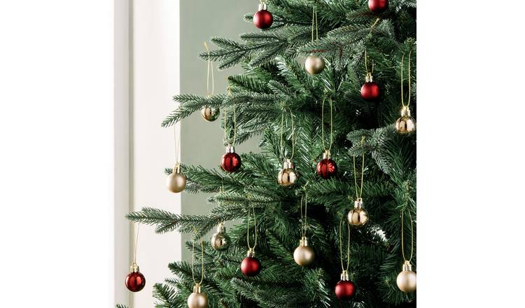 Habitat Pack of 49 Shatterproof Classic Christmas Bauble