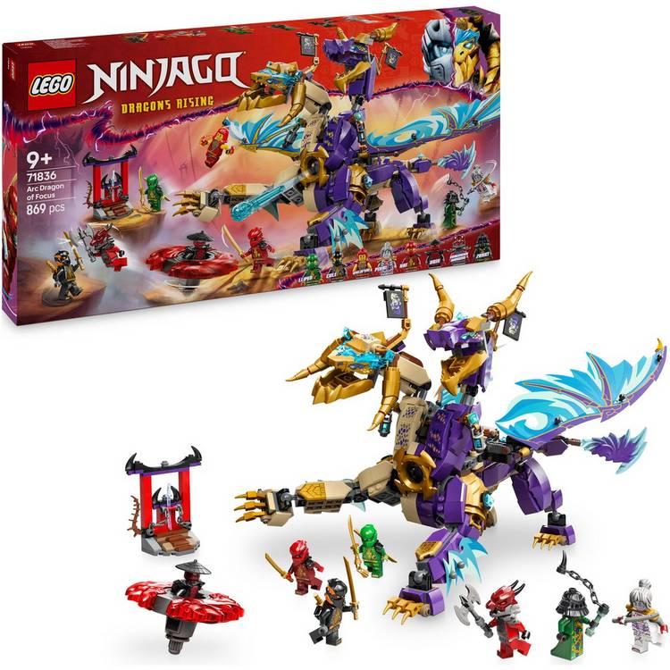 LEGO NINJAGO Arc Dragon of Focus Ninja Building Toy 71836 0