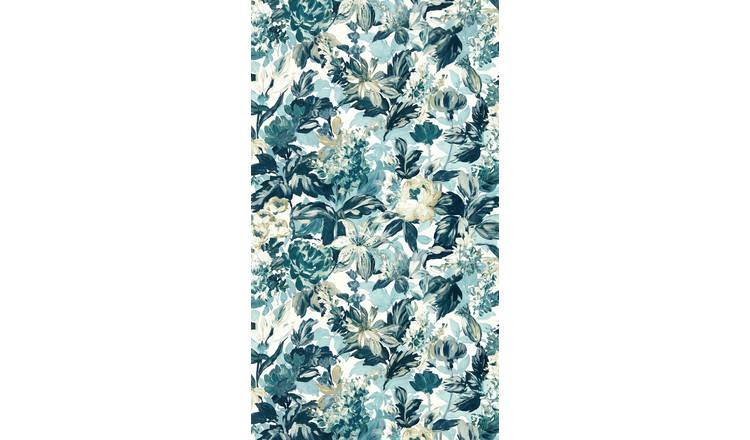 Clarke & Clarke Lilum Denim Ivory Blue Wallpaper