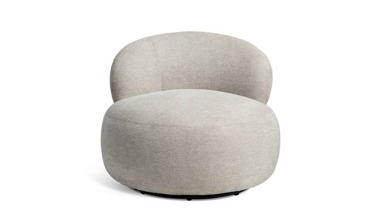 Habitat Kori Fabric Swivel Chair - Grey
