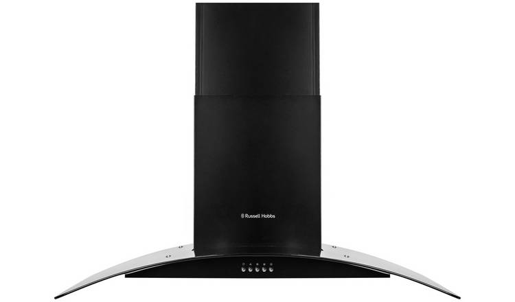 Russell Hobbs RHGCH901B 90cm Chimney Cooker Hood - Black