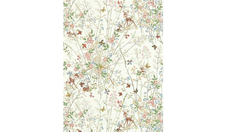 Sanderson Disney Bambi Sugared Almonds Wallpaper