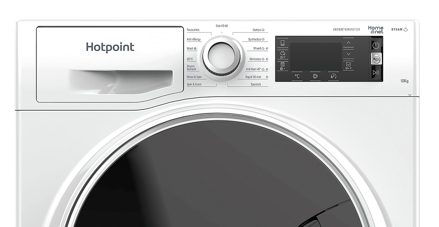 Hotpoint NLLCD1044WDAW 10KG 1400 Spin Washing Machine- White Review