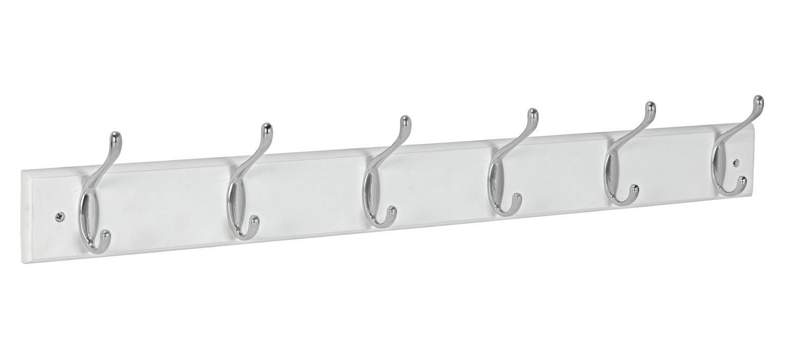 Argos Home 6 Double Chrome Coat Hooks Review