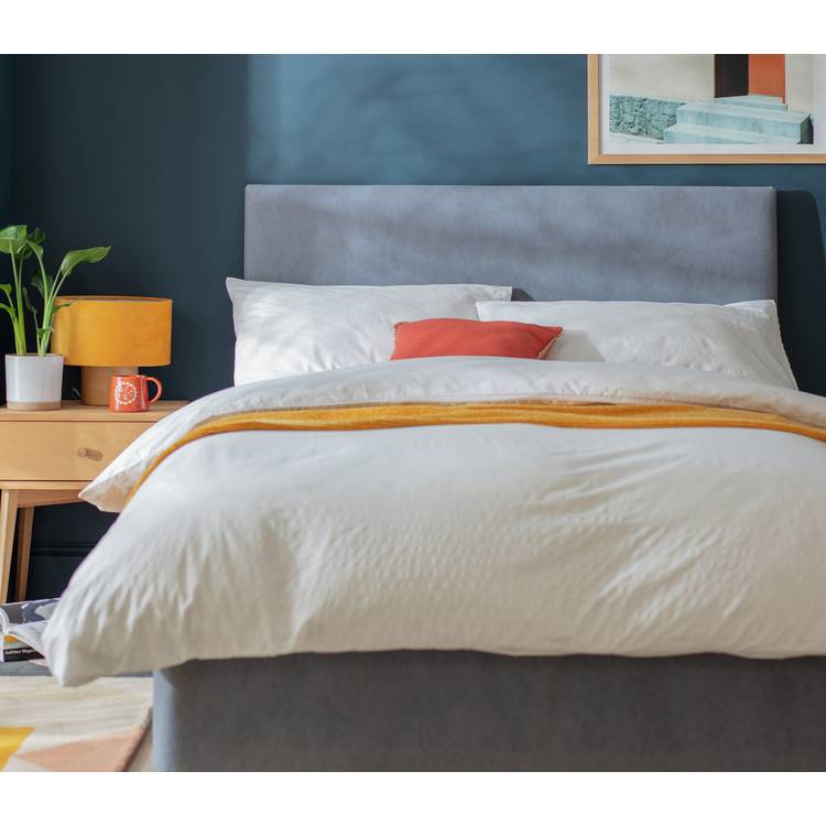 Argos Home Devon Fabric Double Headboard - Grey  0