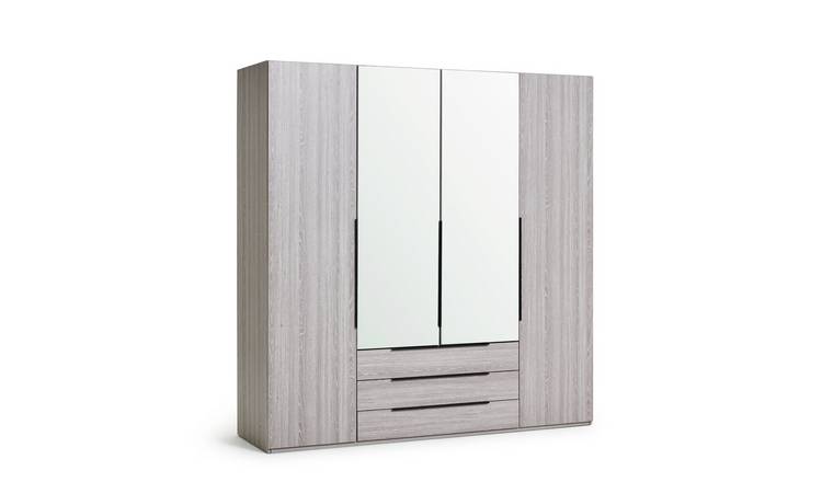 Argos white deals wardrobe sliding doors