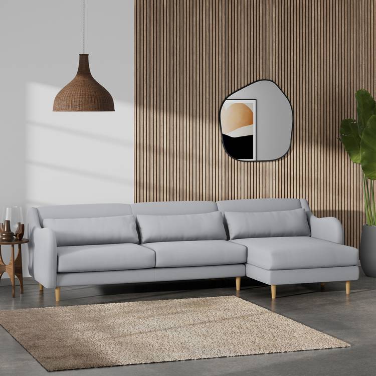 Habitat Turnmill Right Hand Corner Sofa - Grey 0