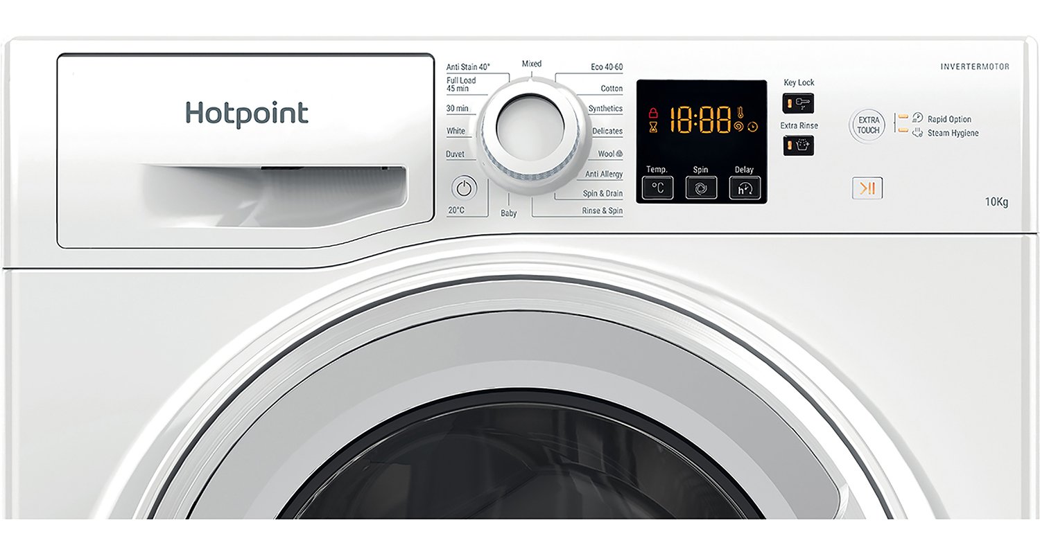 Hotpoint NSWM1043CW 10KG 1400 Spin Washing Machine Review