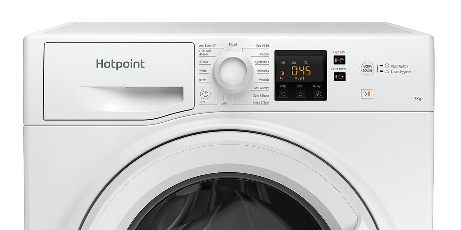 Hotpoint NSWM743UW 7KG 1400 Spin Washing Machine Review