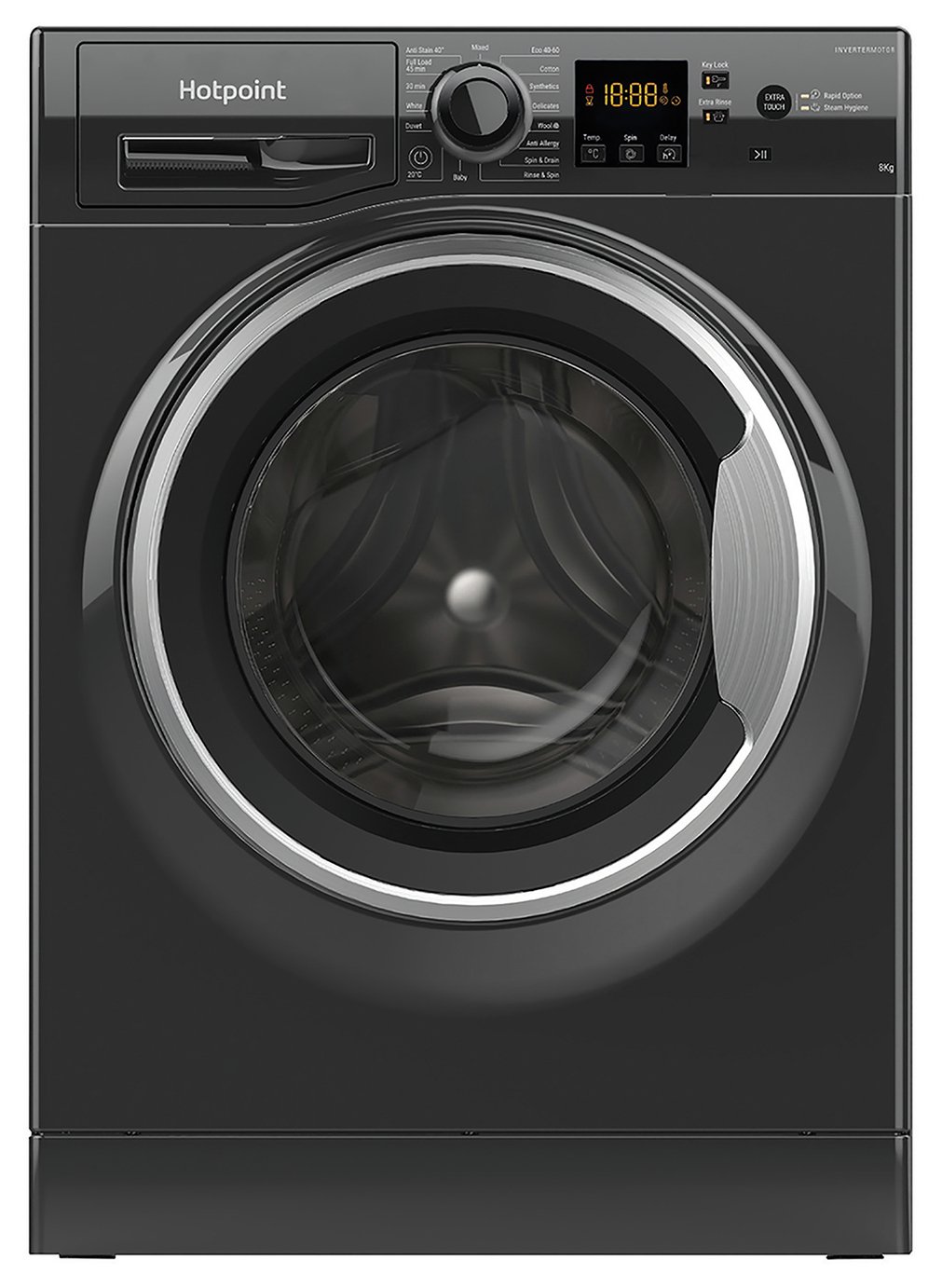 Hotpoint NSWM843CBS 8KG 1400 Spin Washing Machine Review
