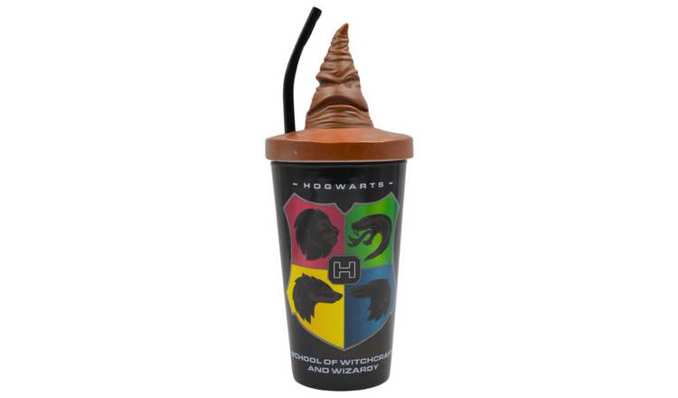 Hox Harry Potter 3D Sorting Hat Lid Travel Tumbler - 450ml