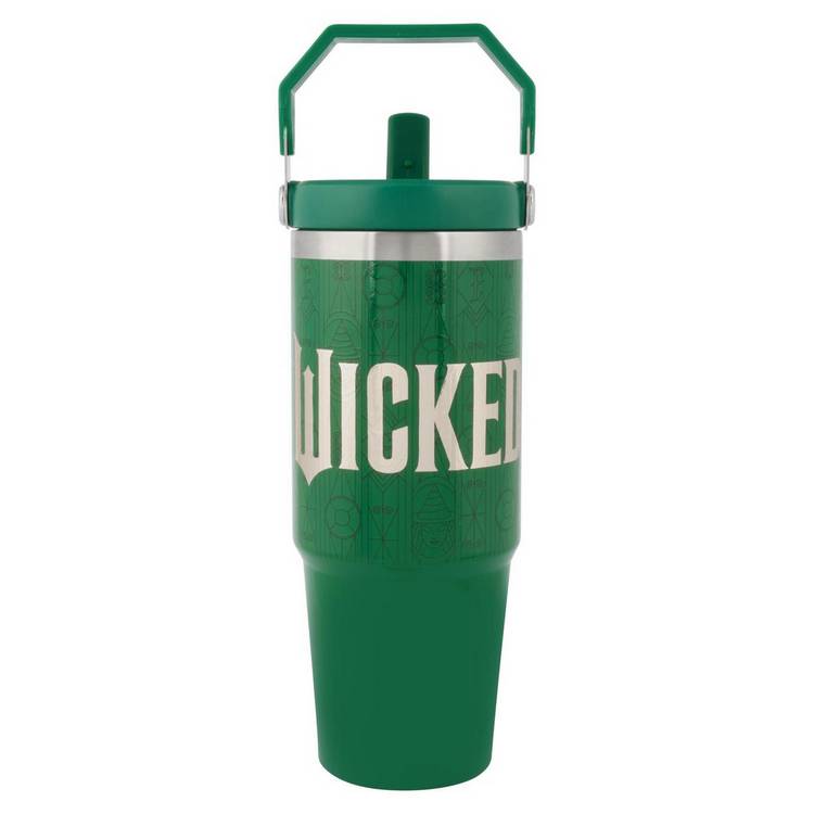 Wicked Stainless Steel Green Handle Cup - 900ml 0