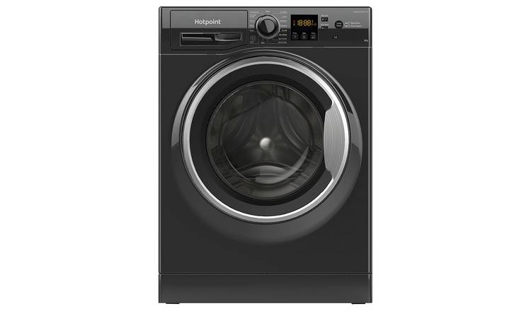 Hotpoint NSWM843CBS 8KG 1400 Spin Washing Machine - Black