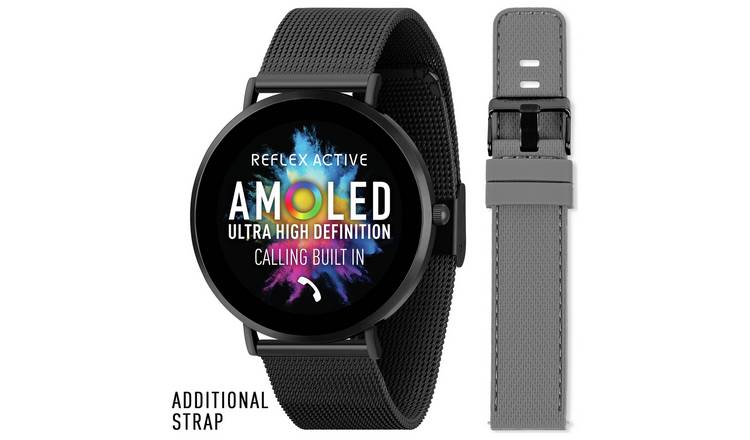 Reflex Active HD Ultra Slim Calling Amoled Smart watch 