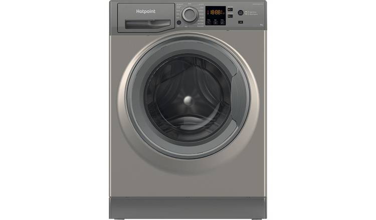 Hotpoint NSWM843CGG 8KG Washing Machine - Graphite