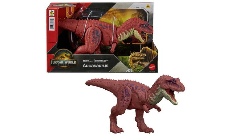 Jurassic World Rebirth Wild Roar Aucasaurus Dinosaur Toy