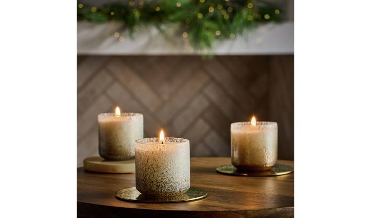 Habitat Confetti Set of 3 Candle - Under the Mistletoe