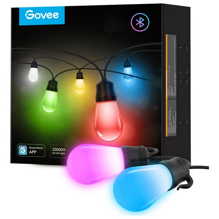 Govee Warm White Outdoor String Light - 15m 0