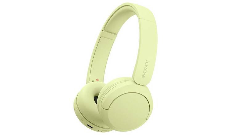 Sony WH-CH520 On-Ear Wireless Bluetooth Headphones -Yellow