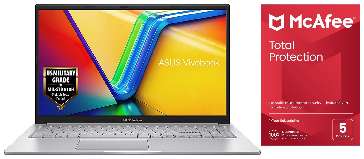 ASUS Vivobook 15 15.6in i5 8GB 512GB Laptop Bundle