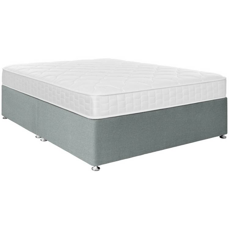 Argos Home Dalham Memory Small Double Divan Bed - Grey 0