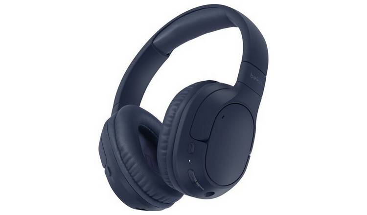 Belkin SoundForm Surround Over-Ear Wireless Headphones- Navy