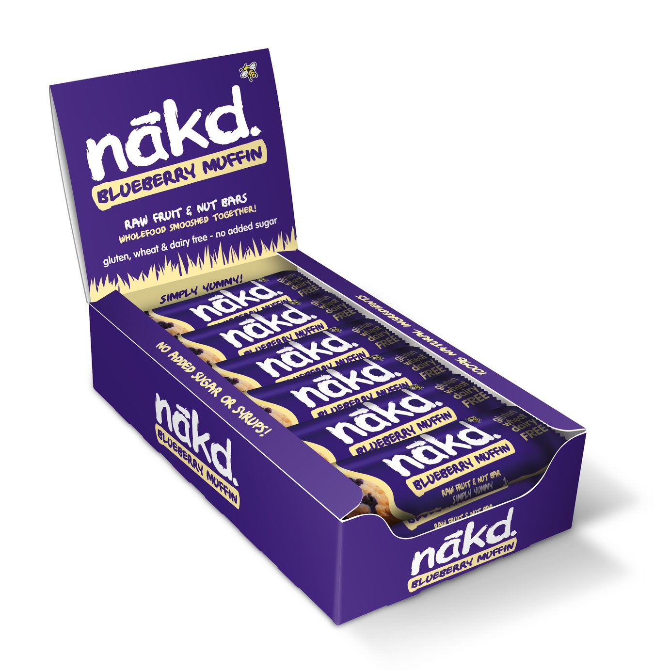 Nakd Blueberry Muffin Snack Bars x 18 Review