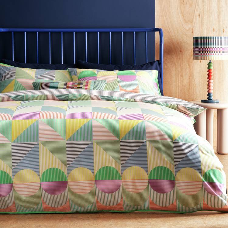 Margo Selby Ned Linear Geo Bedding Set - Superking 0