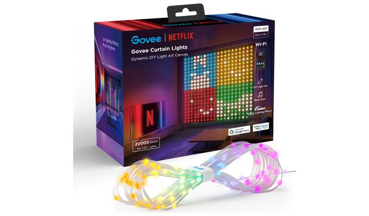 Govee RGBIC Curtain Light - 400 LEDs