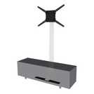 Tv against the wall online standing floor mount