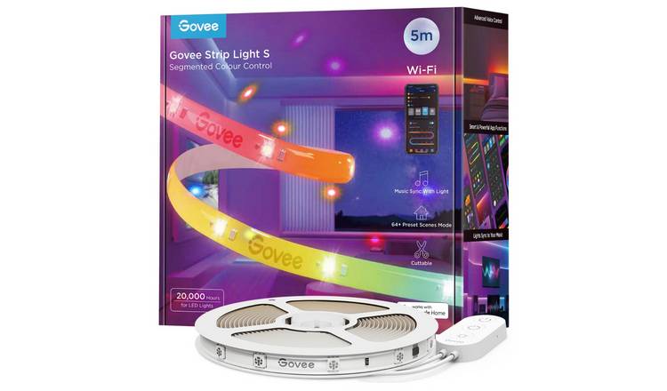 Govee RGBIC Strip Light S with Epoxy Coating - 5m