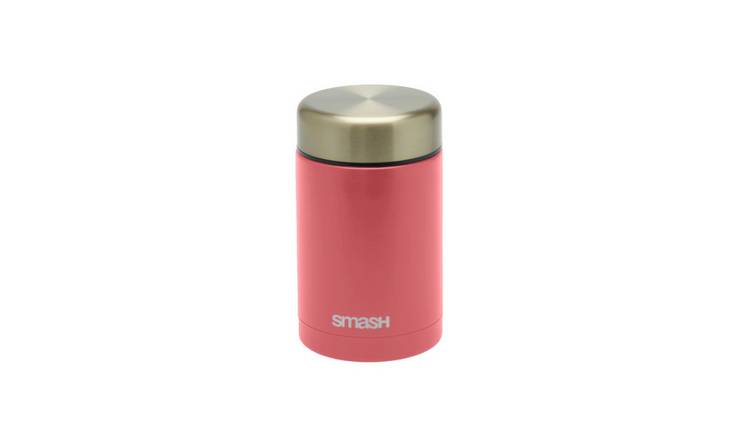 Smash Stainless Steel Pink Food Flask