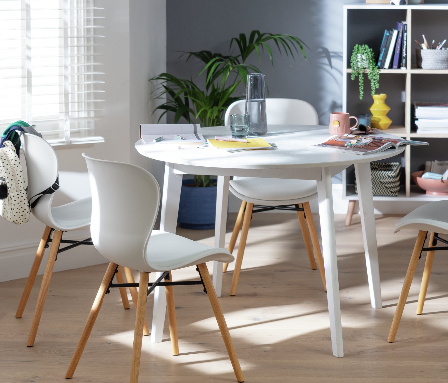 Argos Home Skandi Veneer 4 Seater Round Table Reviews Updated June 2023