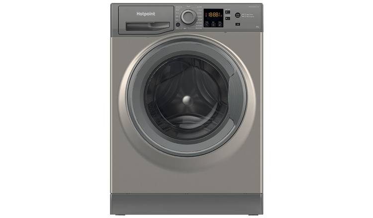 Hotpoint NSWM863CGG 8KG 1600 Spin Washing Machine - Graphite