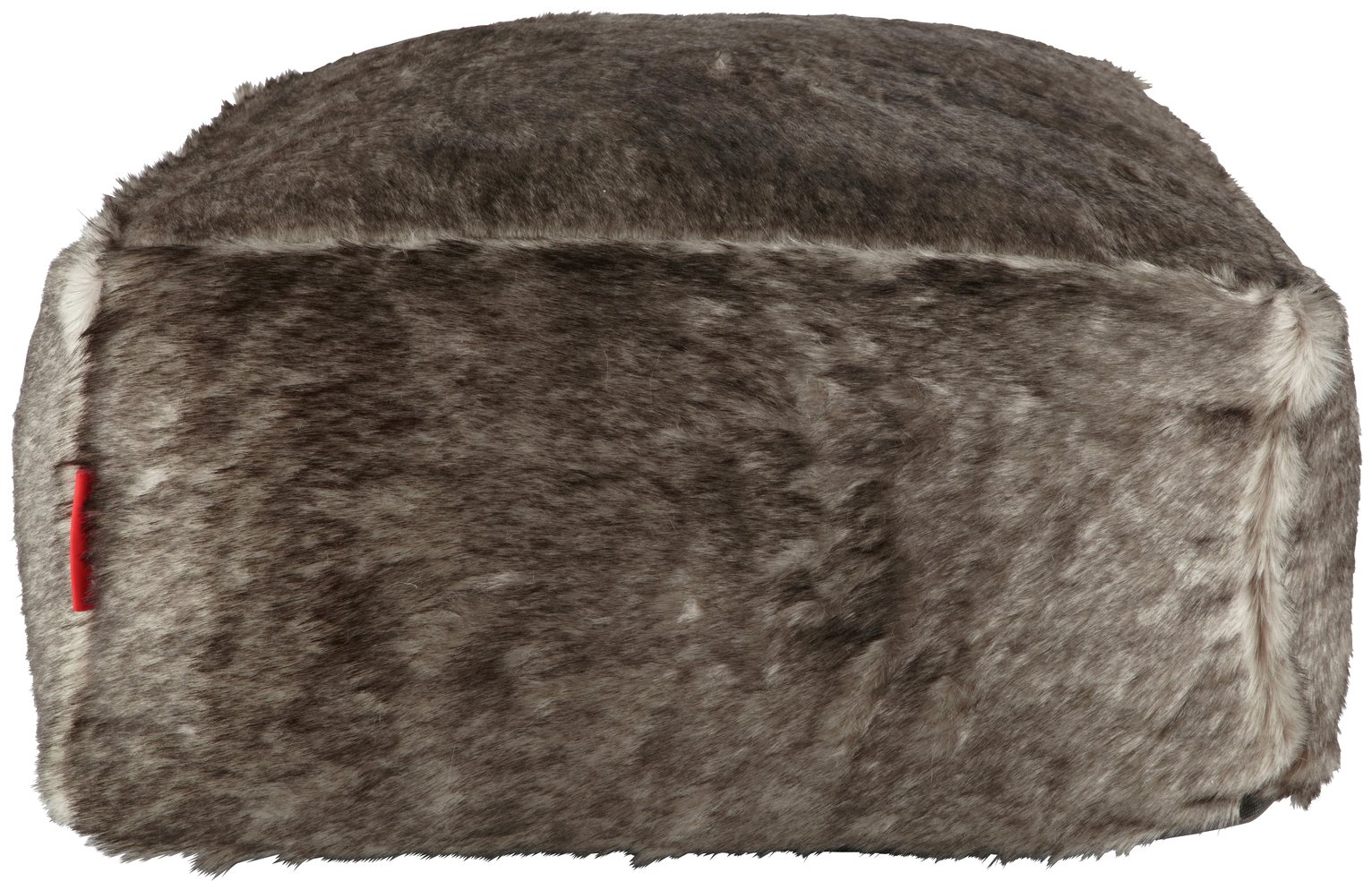 Argos Home Faux Fur Slab Beanbag - Grey