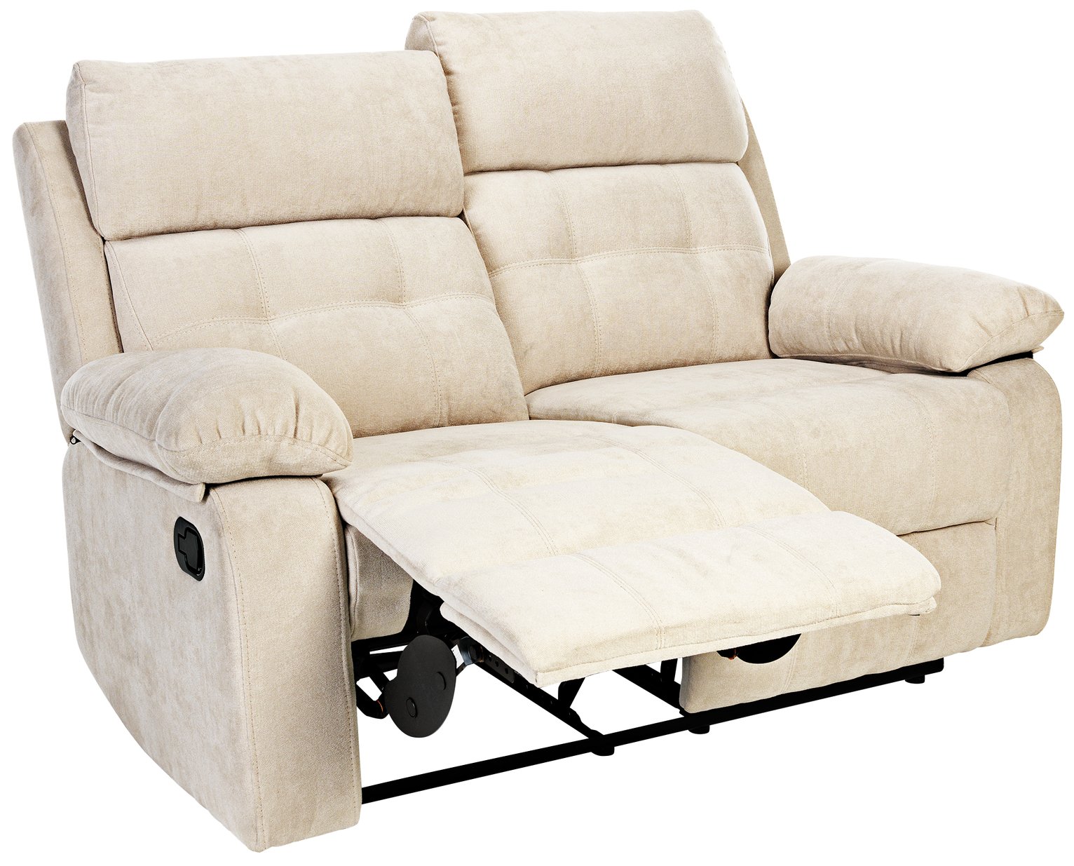 Argos Home June 2 Seater Fabric Recliner Sofa - Natural
