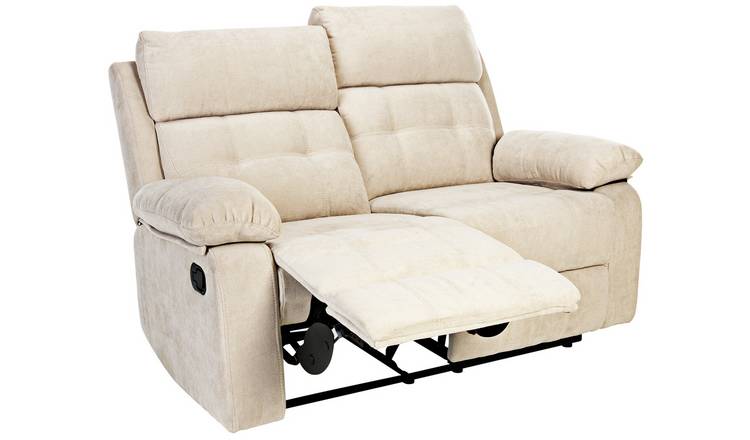 Buy Argos Home June Fabric 2 Seater Manual Recliner Sofa Natural