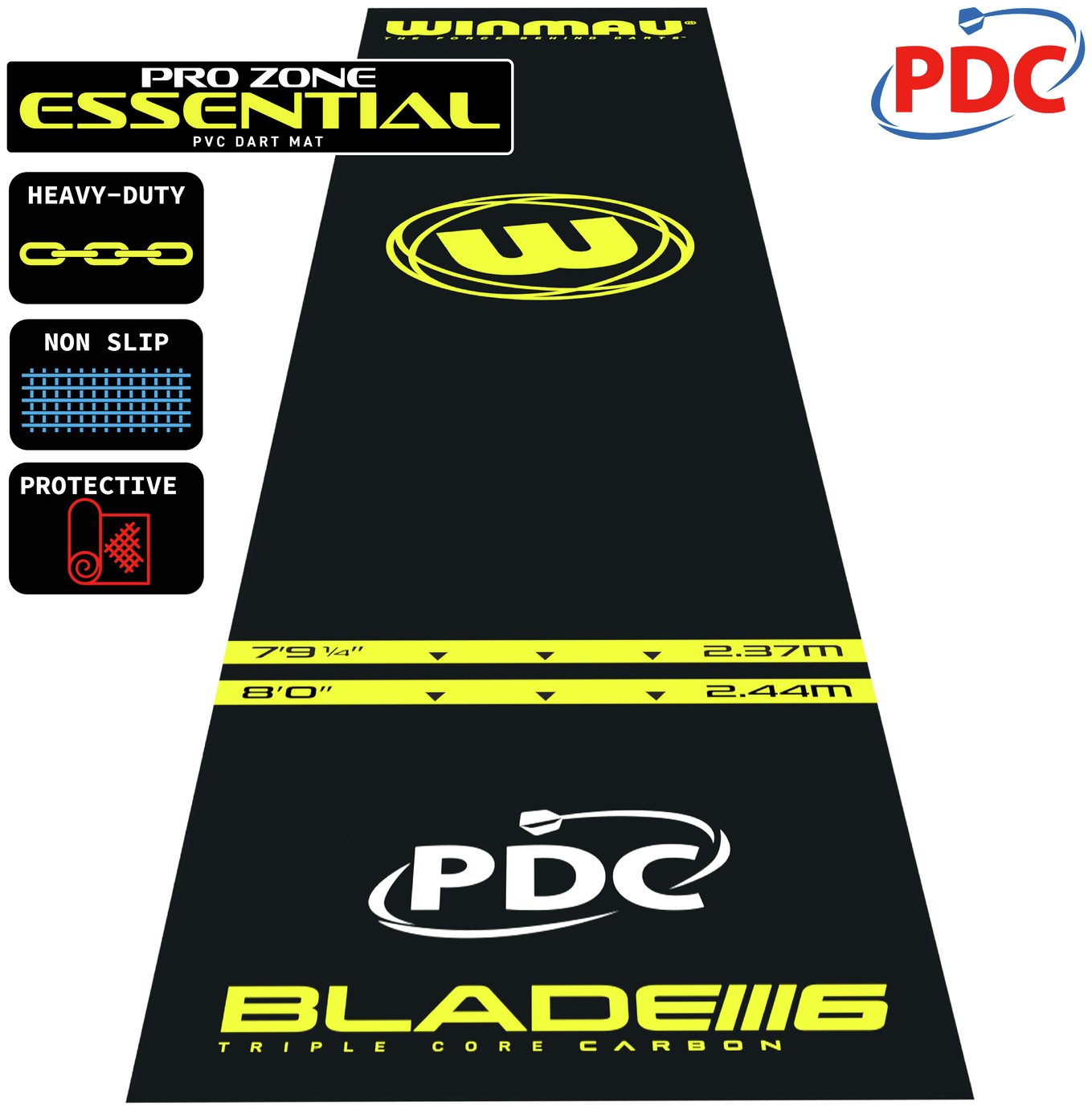 Winmau Darts Xtreme Heavy Duty Dartboard Mat